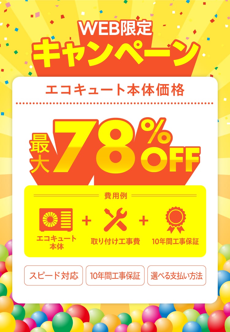 WEB限定キャンペーン